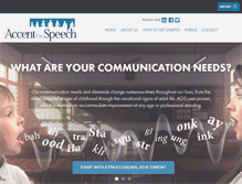 Tablet Screenshot of aospeech.com